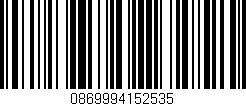 Código de barras (EAN, GTIN, SKU, ISBN): '0869994152535'