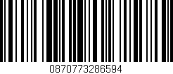 Código de barras (EAN, GTIN, SKU, ISBN): '0870773286594'