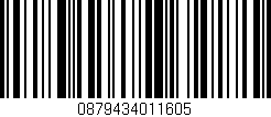 Código de barras (EAN, GTIN, SKU, ISBN): '0879434011605'