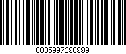 Código de barras (EAN, GTIN, SKU, ISBN): '0885997290999'