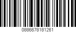 Código de barras (EAN, GTIN, SKU, ISBN): '0886678181261'