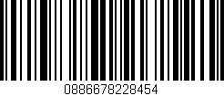 Código de barras (EAN, GTIN, SKU, ISBN): '0886678228454'