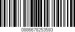Código de barras (EAN, GTIN, SKU, ISBN): '0886678253593'
