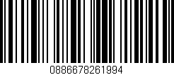 Código de barras (EAN, GTIN, SKU, ISBN): '0886678261994'