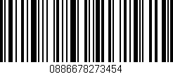 Código de barras (EAN, GTIN, SKU, ISBN): '0886678273454'