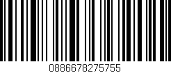 Código de barras (EAN, GTIN, SKU, ISBN): '0886678275755'