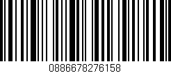 Código de barras (EAN, GTIN, SKU, ISBN): '0886678276158'