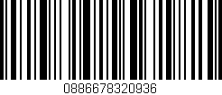 Código de barras (EAN, GTIN, SKU, ISBN): '0886678320936'