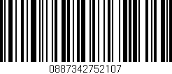 Código de barras (EAN, GTIN, SKU, ISBN): '0887342752107'