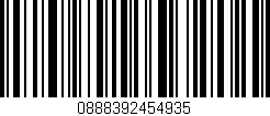 Código de barras (EAN, GTIN, SKU, ISBN): '0888392454935'