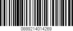 Código de barras (EAN, GTIN, SKU, ISBN): '0889214014269'