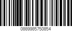Código de barras (EAN, GTIN, SKU, ISBN): '0889985750854'