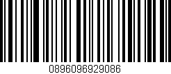 Código de barras (EAN, GTIN, SKU, ISBN): '0896096929086'