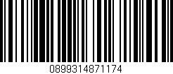 Código de barras (EAN, GTIN, SKU, ISBN): '0899314871174'