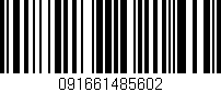 Código de barras (EAN, GTIN, SKU, ISBN): '091661485602'