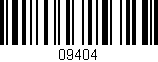 Código de barras (EAN, GTIN, SKU, ISBN): '09404'