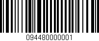 Código de barras (EAN, GTIN, SKU, ISBN): '094480000001'