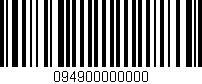 Código de barras (EAN, GTIN, SKU, ISBN): '094900000000'