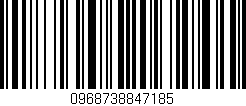 Código de barras (EAN, GTIN, SKU, ISBN): '0968738847185'