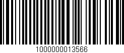 Código de barras (EAN, GTIN, SKU, ISBN): '1000000013566'