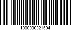 Código de barras (EAN, GTIN, SKU, ISBN): '1000000021684'