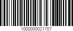 Código de barras (EAN, GTIN, SKU, ISBN): '1000000021707'