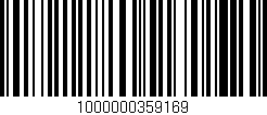 Código de barras (EAN, GTIN, SKU, ISBN): '1000000359169'