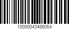 Código de barras (EAN, GTIN, SKU, ISBN): '10000043488054'