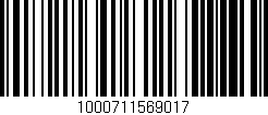 Código de barras (EAN, GTIN, SKU, ISBN): '1000711569017'