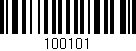 Código de barras (EAN, GTIN, SKU, ISBN): '100101'