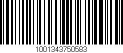 Código de barras (EAN, GTIN, SKU, ISBN): '1001343750583'