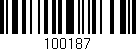 Código de barras (EAN, GTIN, SKU, ISBN): '100187'