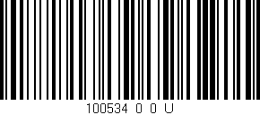 Código de barras (EAN, GTIN, SKU, ISBN): '100534_0_0_U'