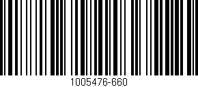 Código de barras (EAN, GTIN, SKU, ISBN): '1005476-660'