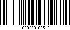 Código de barras (EAN, GTIN, SKU, ISBN): '1009278188518'