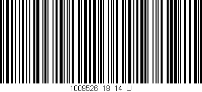 Código de barras (EAN, GTIN, SKU, ISBN): '1009526_18_14_U'