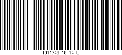 Código de barras (EAN, GTIN, SKU, ISBN): '1011748_18_14_U'