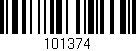Código de barras (EAN, GTIN, SKU, ISBN): '101374'