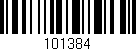 Código de barras (EAN, GTIN, SKU, ISBN): '101384'