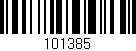 Código de barras (EAN, GTIN, SKU, ISBN): '101385'