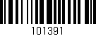 Código de barras (EAN, GTIN, SKU, ISBN): '101391'