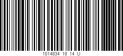 Código de barras (EAN, GTIN, SKU, ISBN): '1014834_18_14_U'