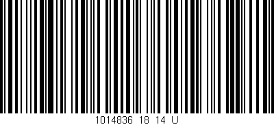 Código de barras (EAN, GTIN, SKU, ISBN): '1014836_18_14_U'