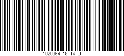 Código de barras (EAN, GTIN, SKU, ISBN): '1020364_18_14_U'