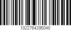 Código de barras (EAN, GTIN, SKU, ISBN): '1022764295040'