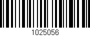 Código de barras (EAN, GTIN, SKU, ISBN): '1025056'