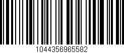 Código de barras (EAN, GTIN, SKU, ISBN): '1044356965582'