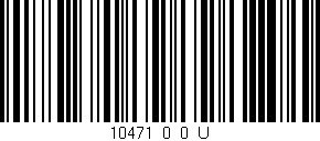 Código de barras (EAN, GTIN, SKU, ISBN): '10471_0_0_U'