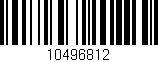 Código de barras (EAN, GTIN, SKU, ISBN): '10496812'