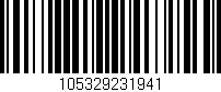 Código de barras (EAN, GTIN, SKU, ISBN): '105329231941'